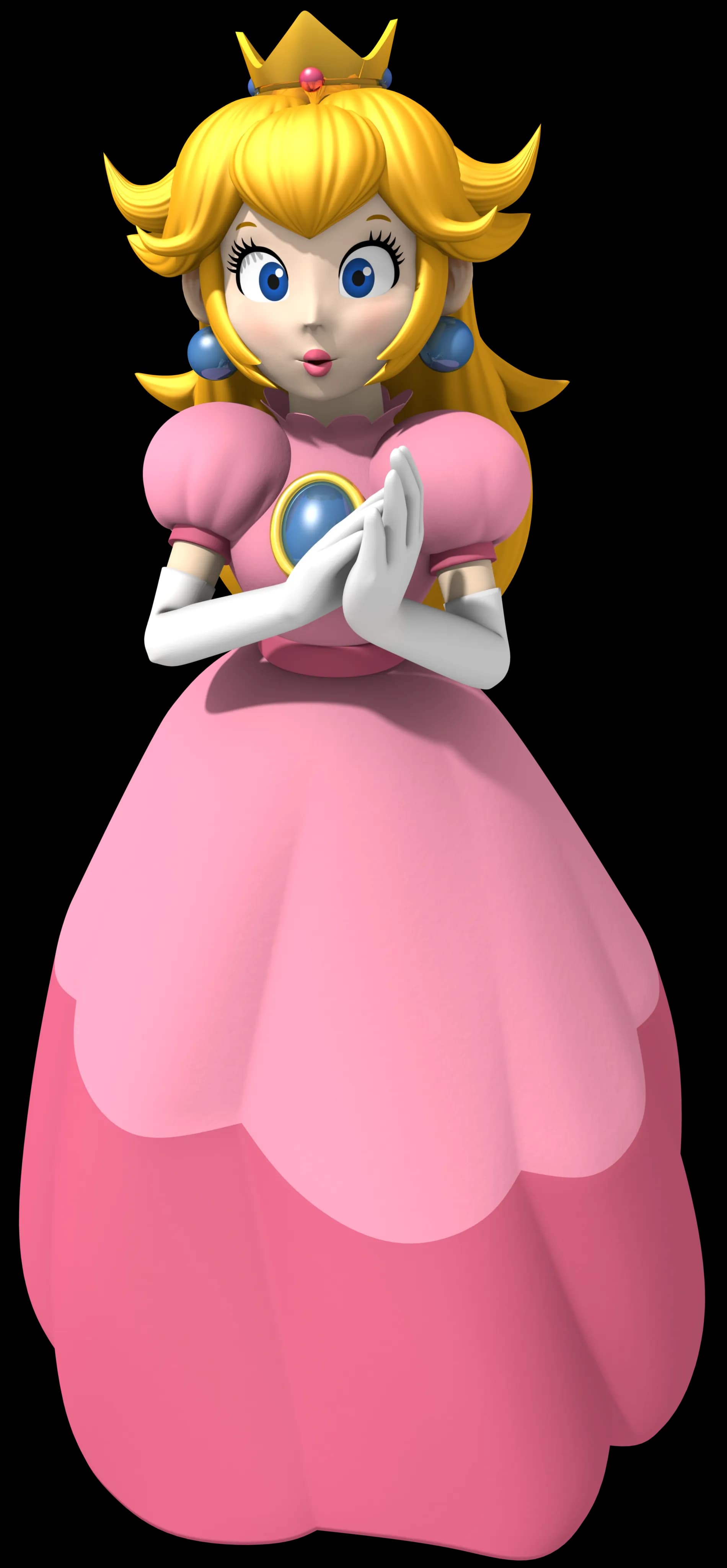 Princess-Peach-Transparent-Background