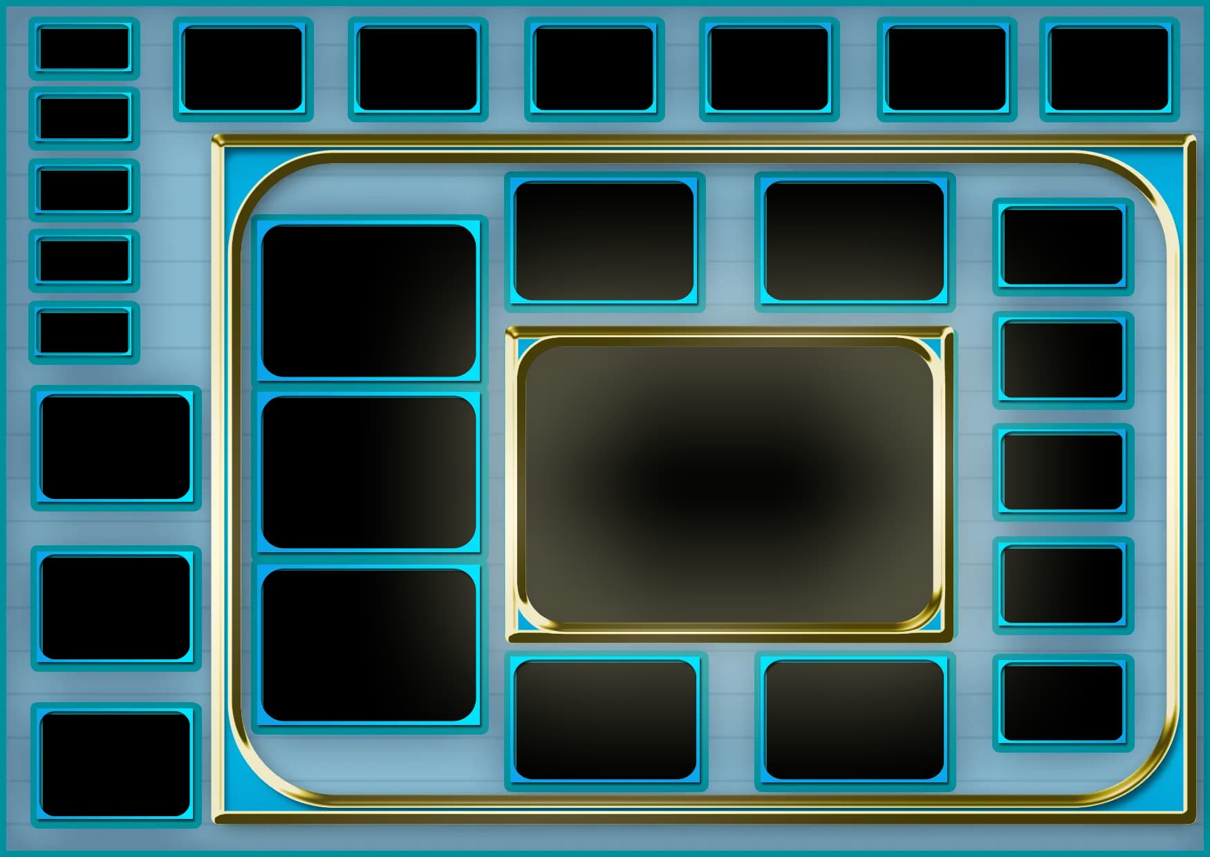 Rectangle-Teal-Frame-PNG-Free-Download
