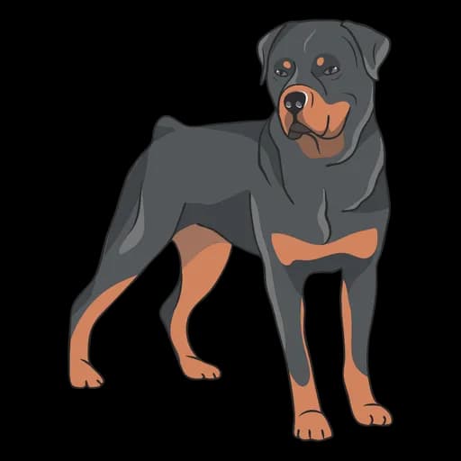 Rottweiler, Breed, Dog, Intelligent, Family PNG