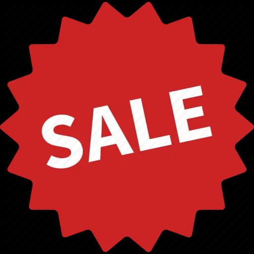 Sale Badge, Deal Badge, Savings Tag, Price Cut, Discount Tag PNG