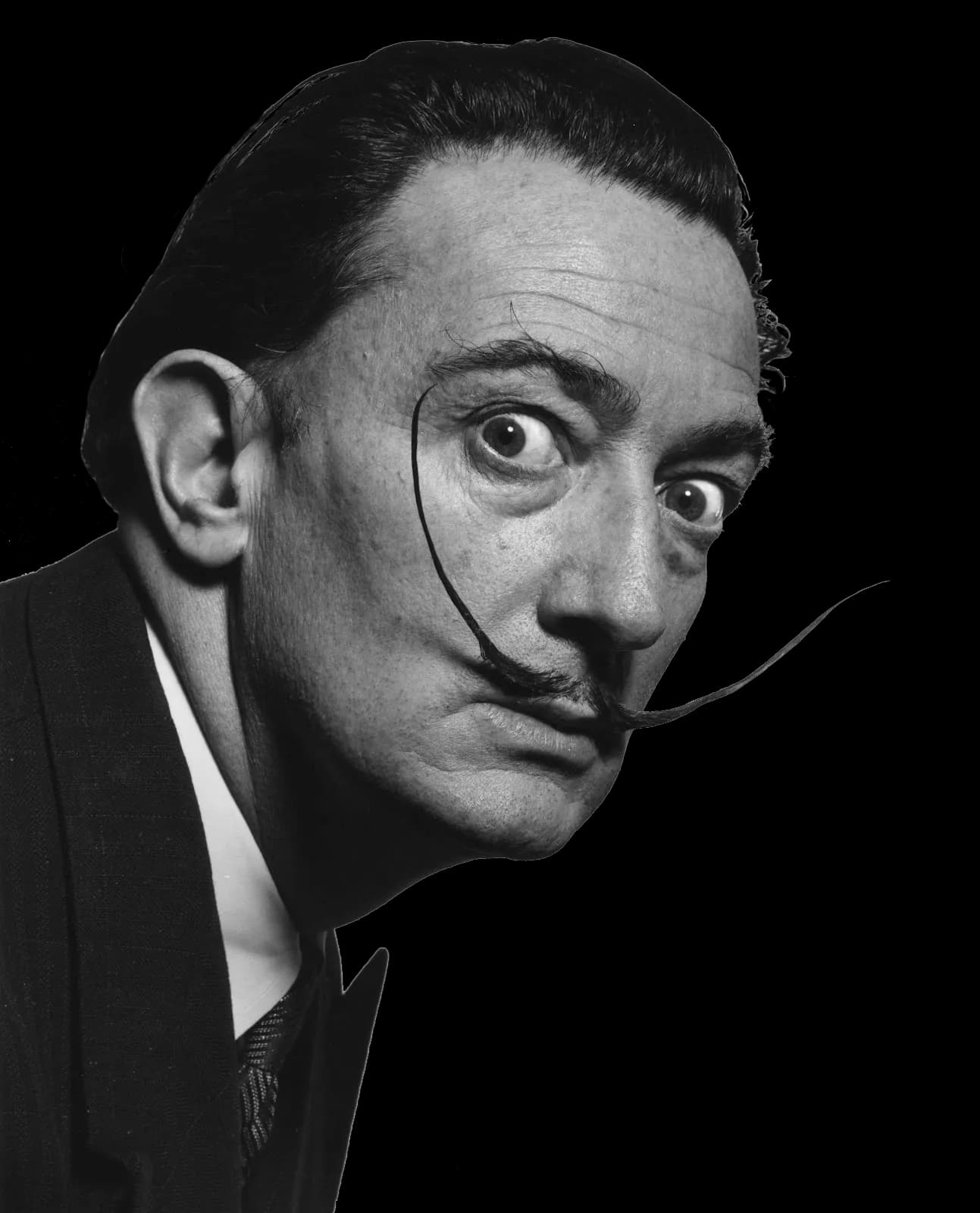 Salvator Dali, Catalonia, Mustache, Surrealism, Eccentric PNG