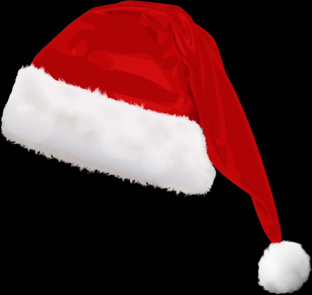 Santa-Claus-Hat-PNG-Transparent