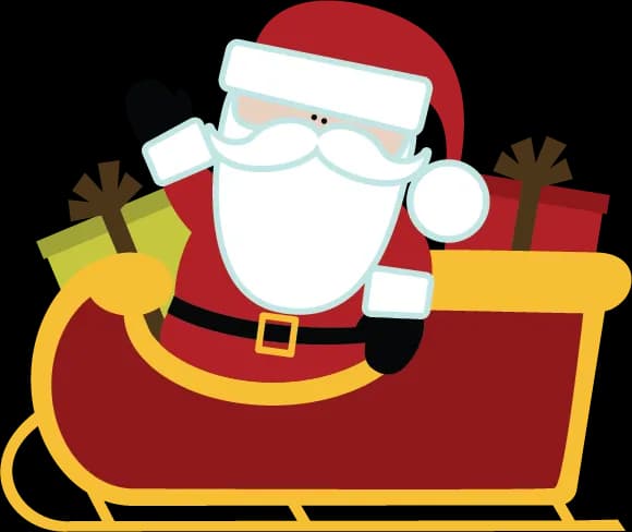 Santa-Sleigh-PNG-HD