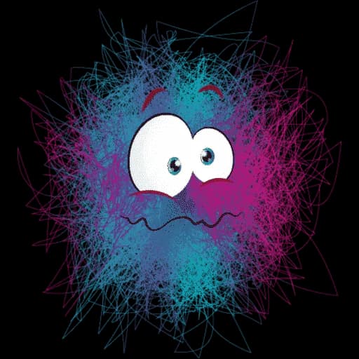 Scribble Emoji, Fun Scribble, Creative Emoji, Sketch Icon, Whimsical Drawing PNG