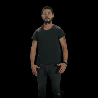 Shia Labeouf, Viral, Parody, Internet, Humor PNG