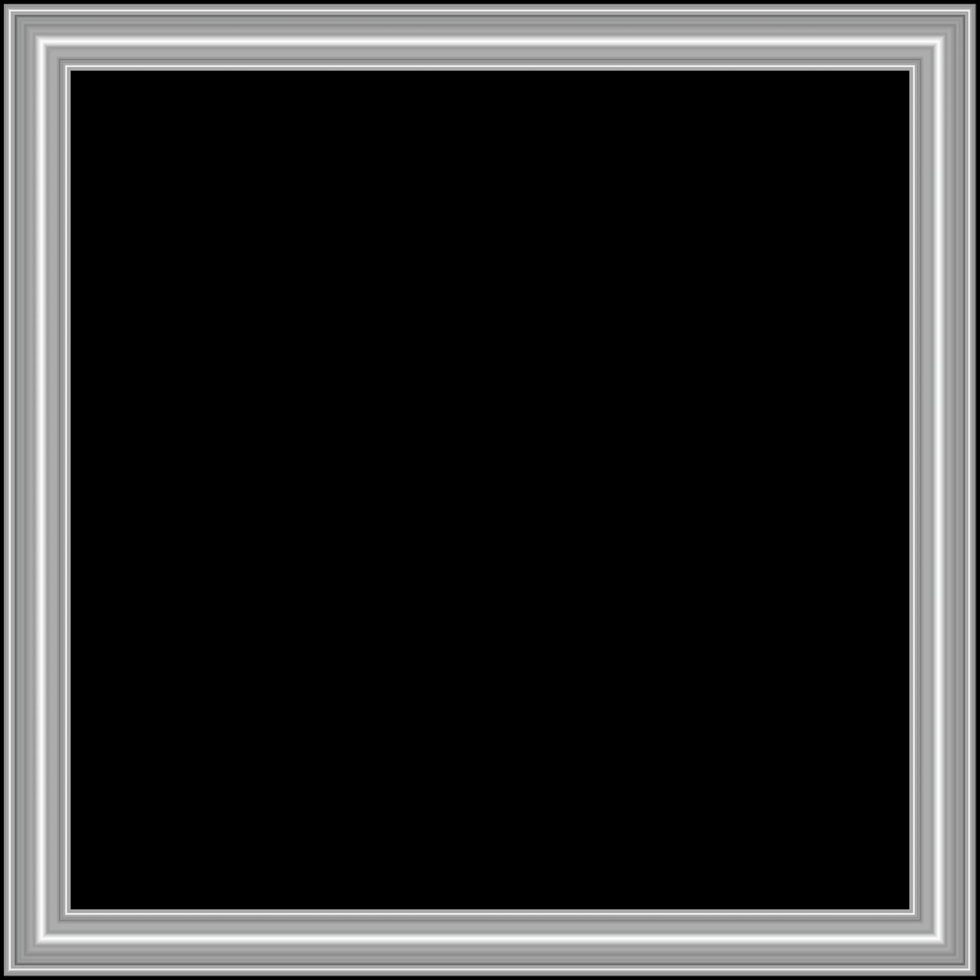 Silver Frame, Chic Presentation, Decorative Border, Vintage Touch, Modern Finish PNG