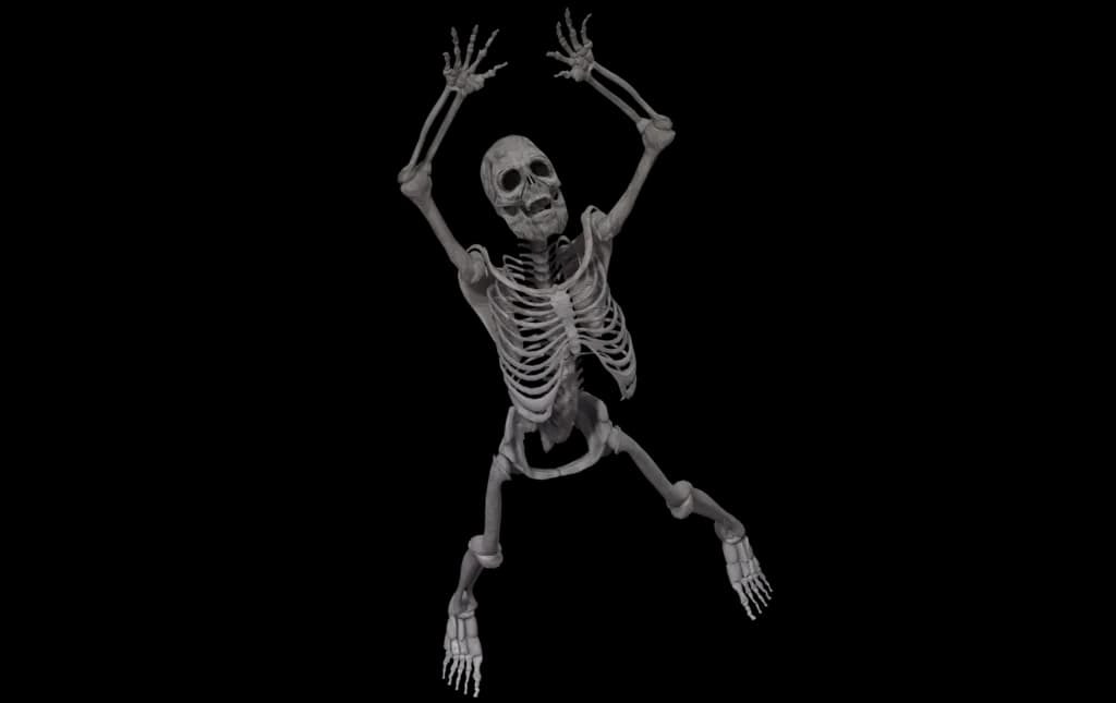 Skeleton Cartoon, Bones, Humor, Fun, Characters PNG