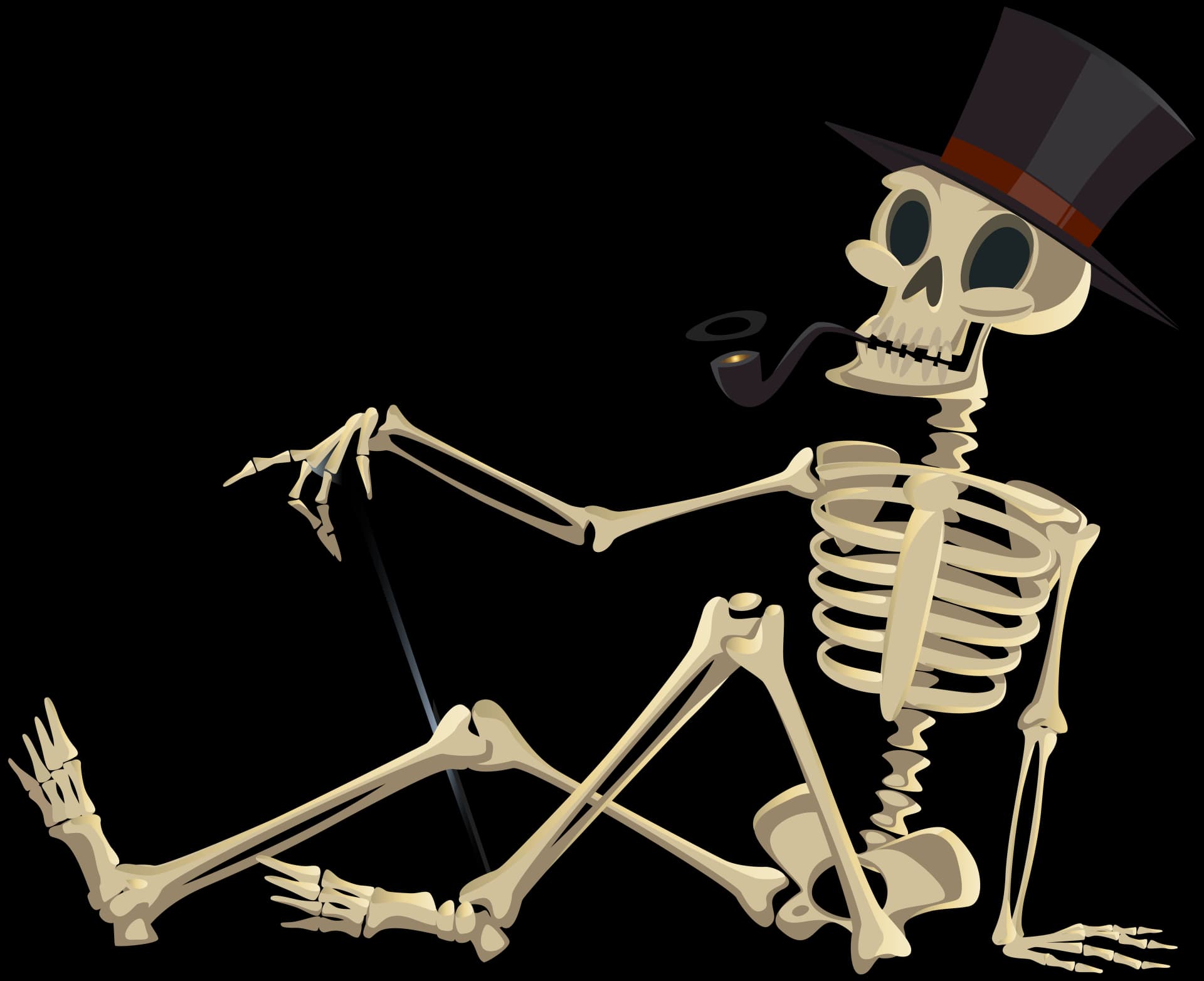 Skeleton Cartoon, Halloween, Characters, Spooky, Fun PNG