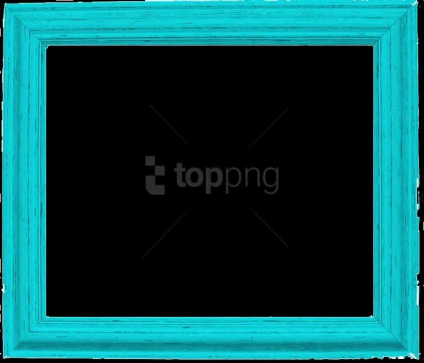 Square-Teal-Frame-PNG-Pic