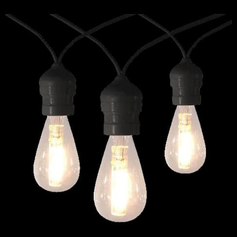 String Light, LED, Warm, Outdoor, Battery-Powered PNG