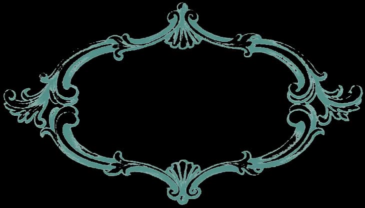 Teal-Border-Frame-PNG-HD