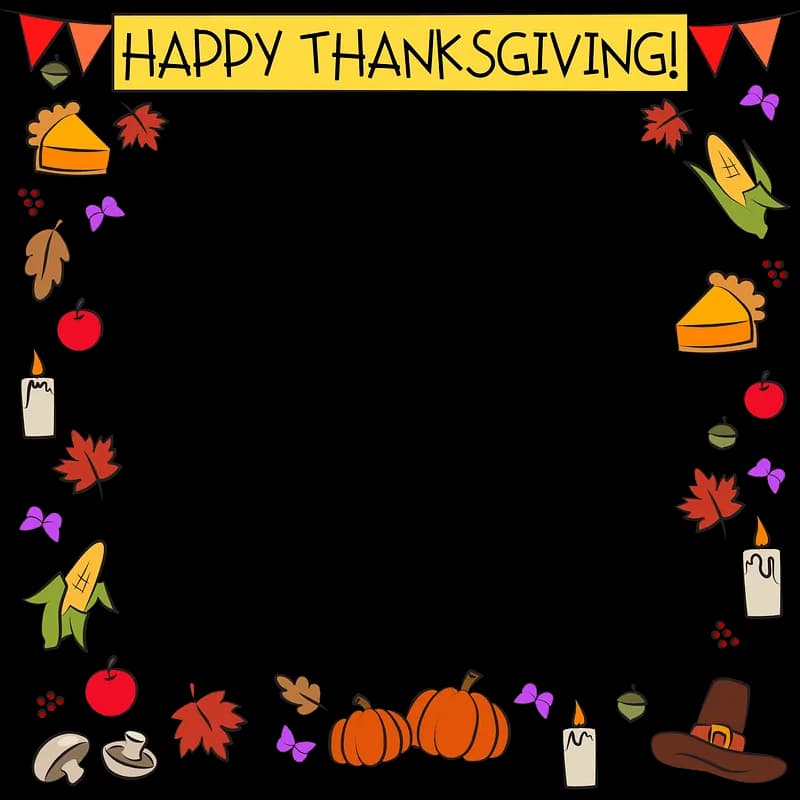 Thanksgiving-Frame-PNG-HD-Isolated