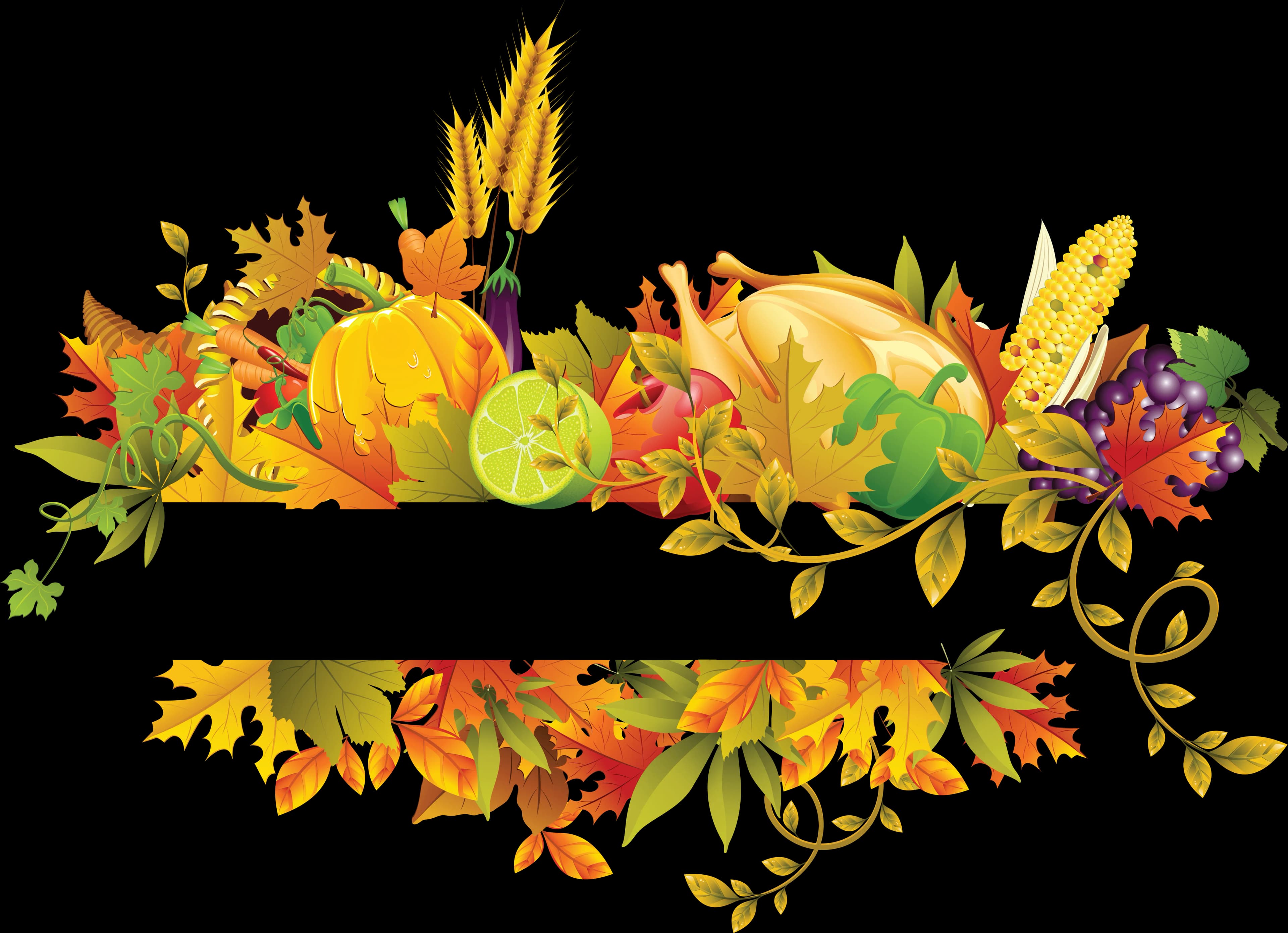 Thanksgiving-Frame-PNG-Isolated-HD