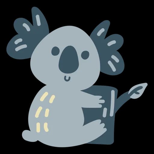 Vecrtor-Koala-PNG-Pic