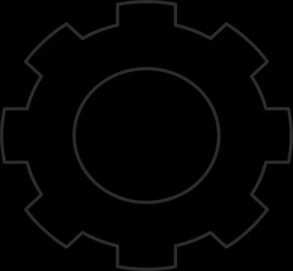 Vector Gears, Cogs, Engineering, Machine, Industry PNG