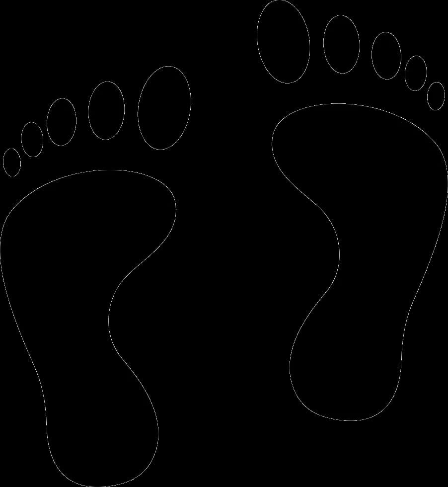 Walking-Footprints-Silhouette-PNG-File