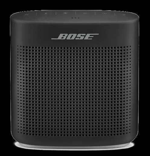 Black Bluetooth Speaker, Enhanced Bass Performance, Portable Sound Device, Smart Connectivity, Sleek Stereo Speaker PNG