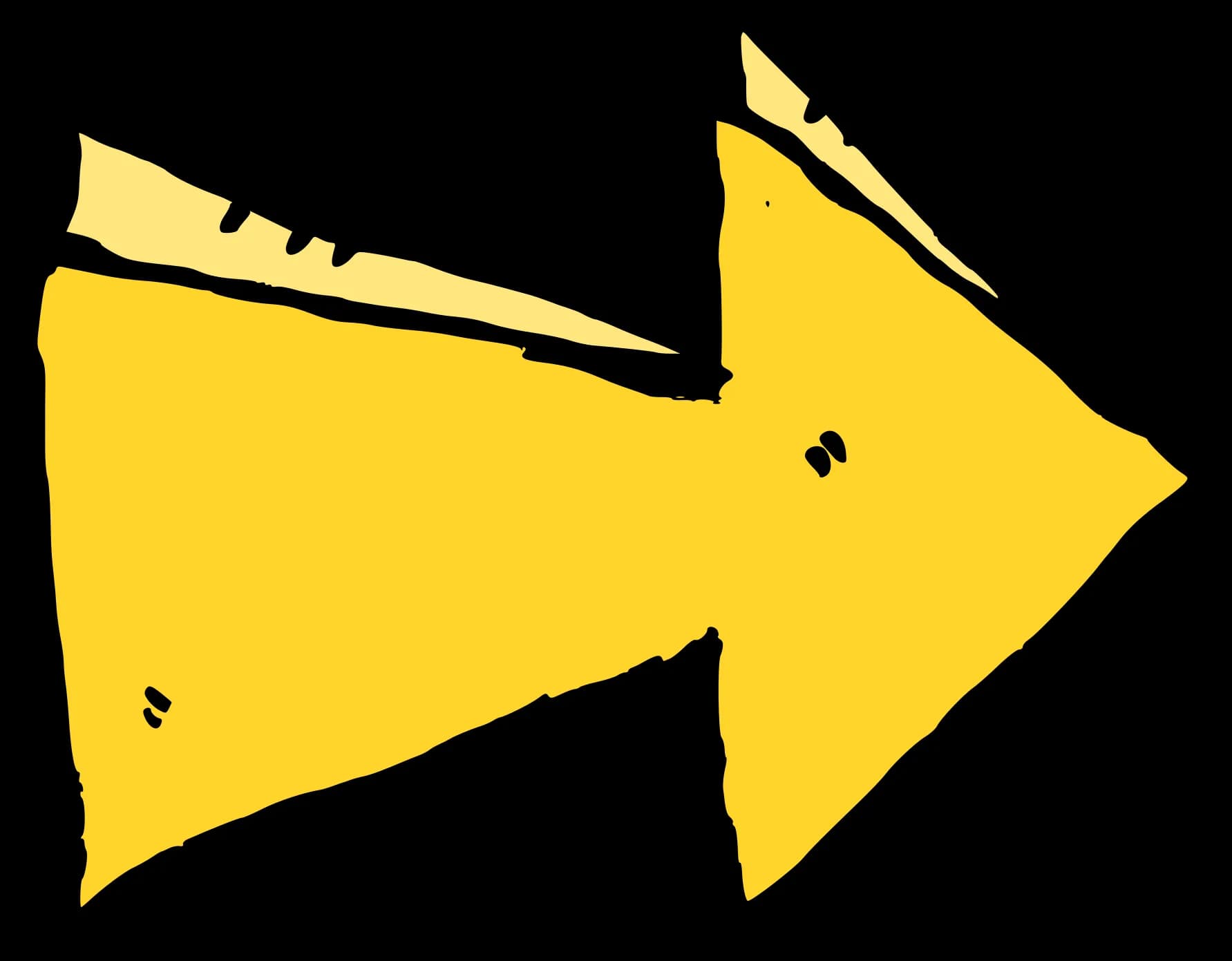 Cartoon Arrow, Whimsical Indicator, Fun Direction, Creative Signpost, Animated Arrow PNG