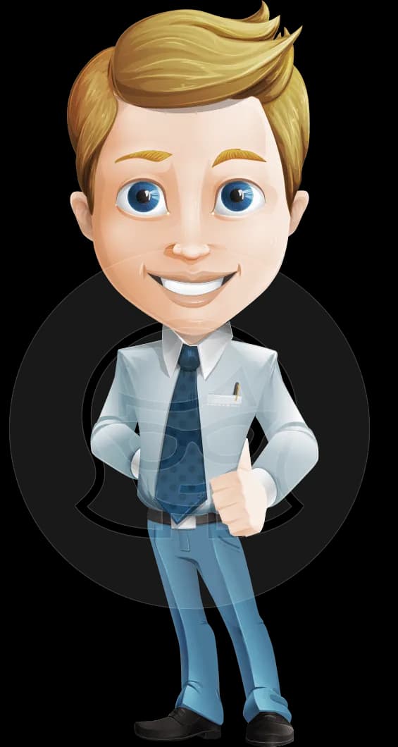 Cartoon Character, Bright Character, Animated Figure, Playful Persona, Humorous Figure PNG