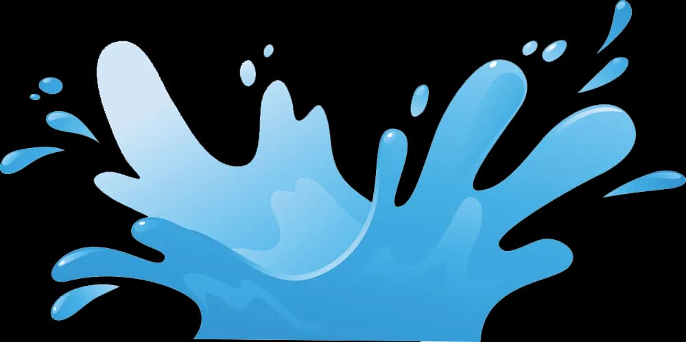 Cartoon Water Splash, Cheerful Aqua, Playful Drip, Animated Waves, Fun Splash PNG