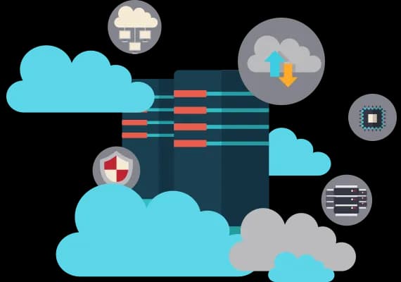 Cloud VPS, Dedicated Resources, Managed VPS, Scalable Solutions, Secure Environment PNG