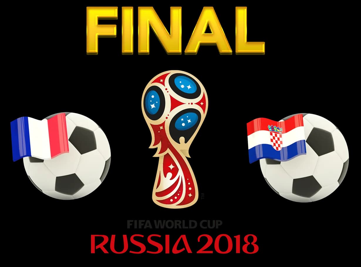 FIFA World Cup 2018 Final Match France VS Croatia, Teamwork, Sportsmanship, Goals, Victory PNG