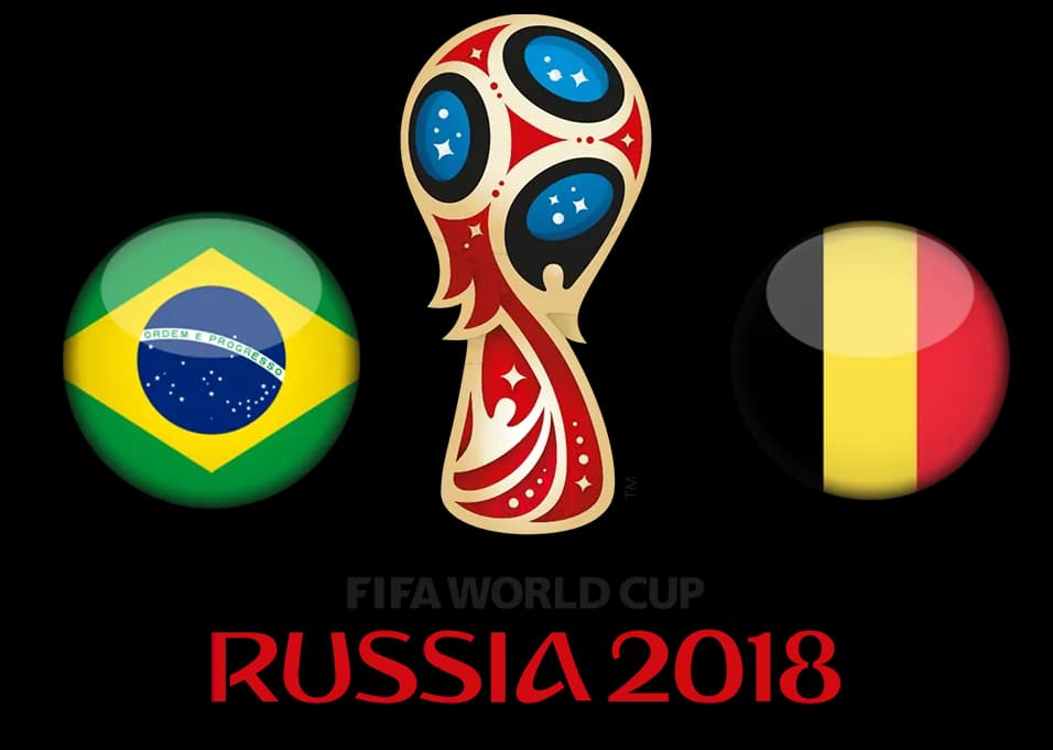 FIFA World Cup 2018 Quarter-Finals Brazil VS Belgium, Goals, Tournament Impact, Key Players, Team Performance PNG