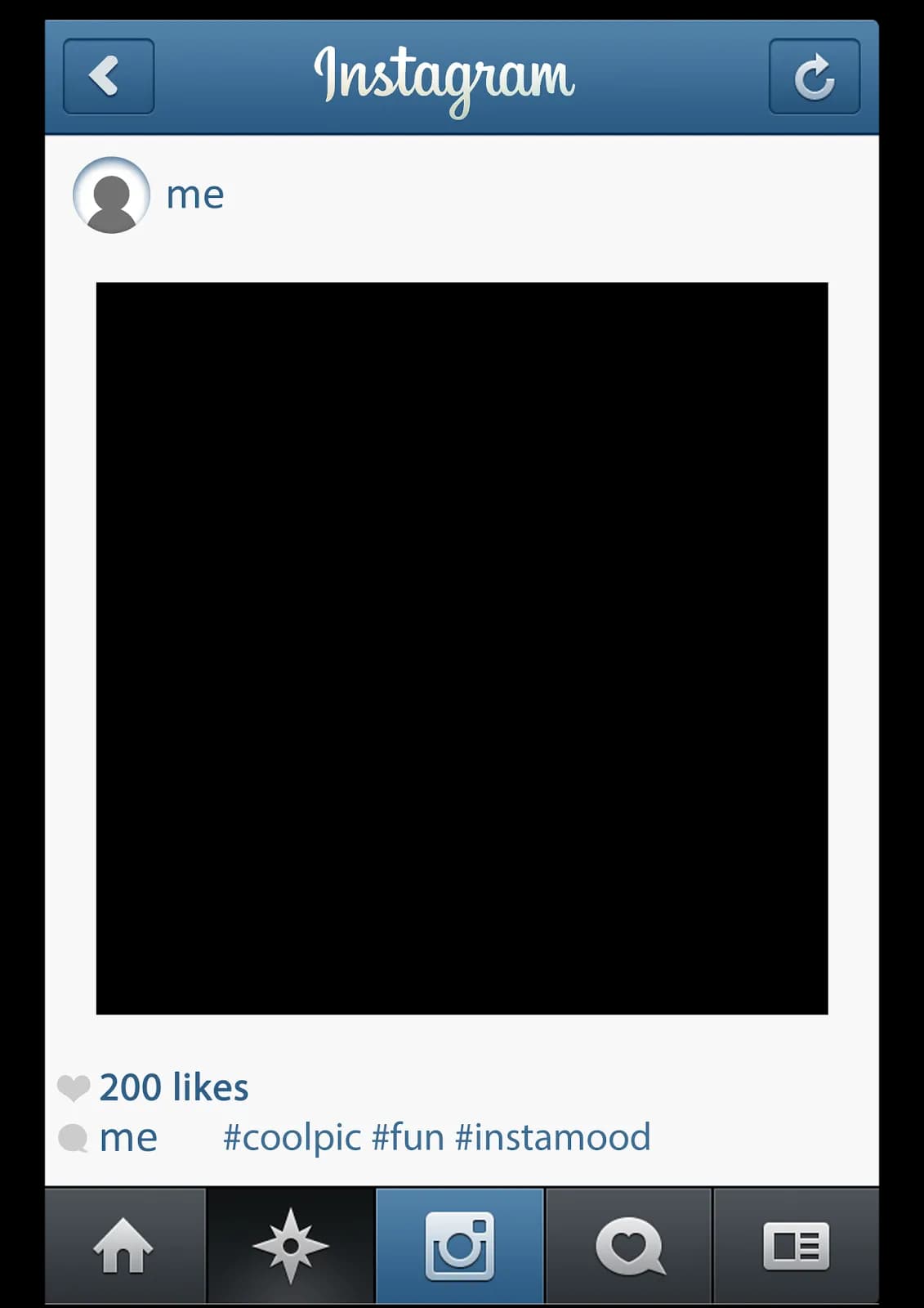 Instagram Frame, Customizable Layout, Visual Content, Photo Border, Engagement Tool PNG