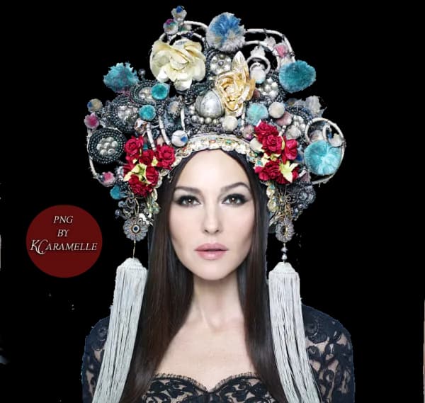 Monica Bellucci, Captivating Presence, Glamorous Star, Italian Actress, Film Icon PNG
