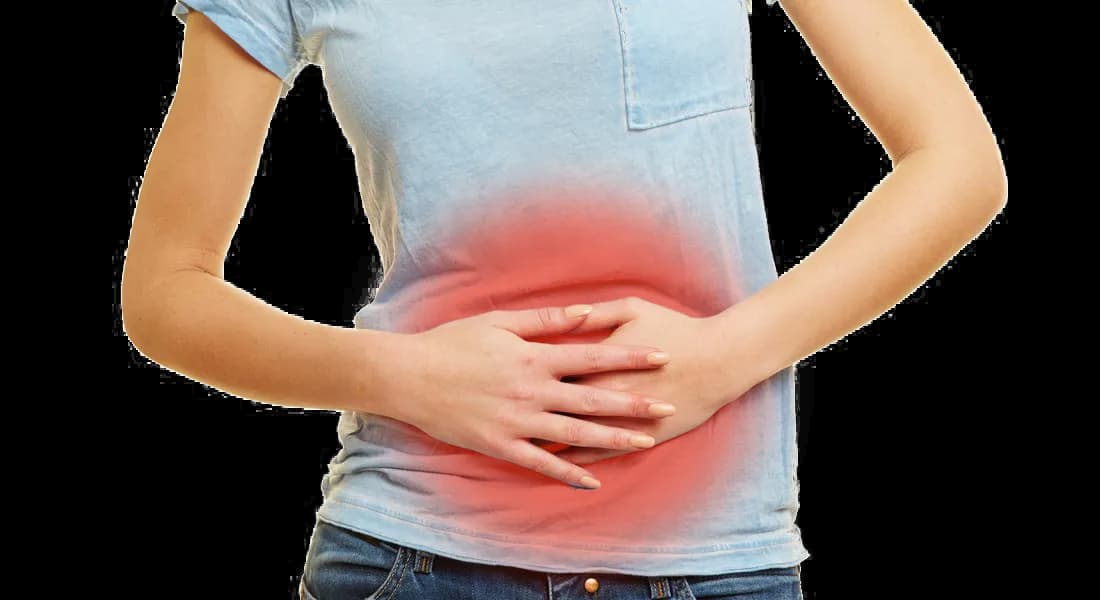 Pain In Stomach, Digestive Issues, Stomach Cramps, Bloating Symptoms, Nausea Feelings PNG