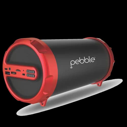 Red Bluetooth Speaker, Wireless Audio System, Outdoor Speaker, Rechargeable Speaker, Portable Sound Device PNG