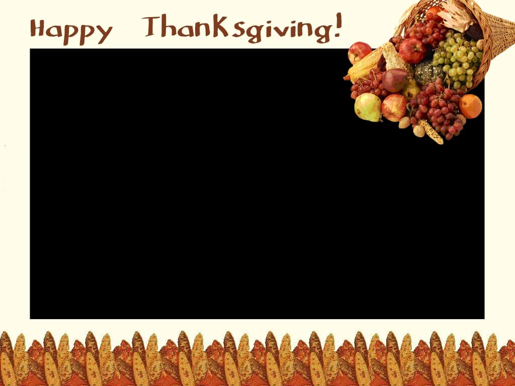 Thanksgiving Frame, Autumn Decor, Thankful Moments, Gratitude Celebration, Seasonal Joy PNG